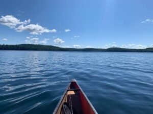 on the water